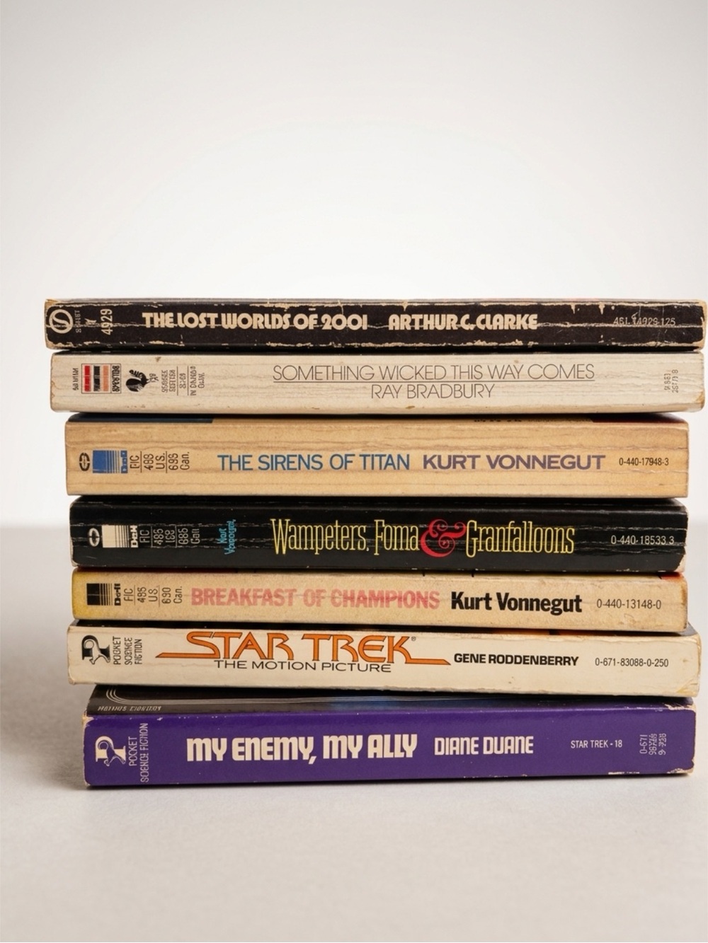 Vintage Sci-Fi & Literary Essentials Bundle (7 Books) Star Trek & SciFi Set